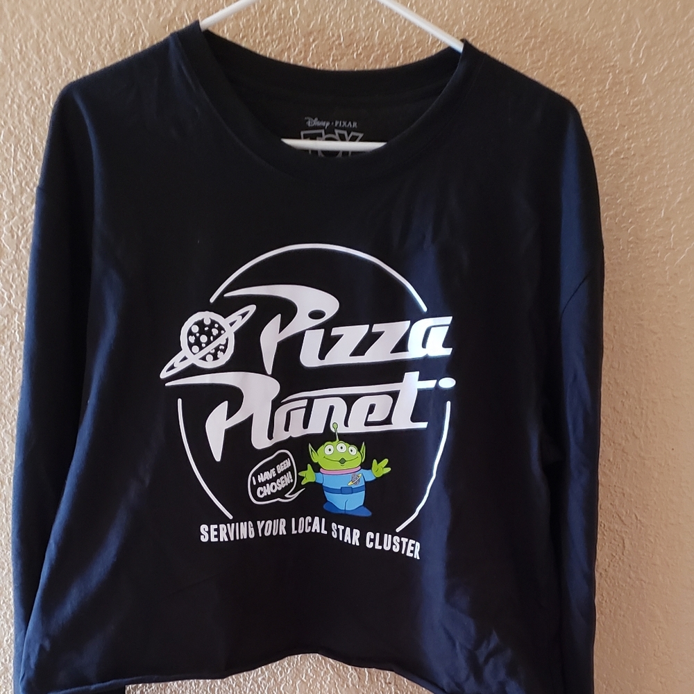Disney toy story "pizza planet" long sleeve